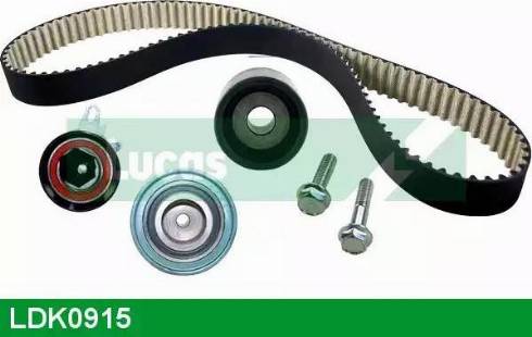 Lucas Engine Drive LDK0915 - Комплект зубчатого ремня ГРМ www.autospares.lv