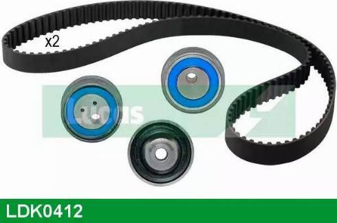 Lucas Engine Drive LDK0412 - Zobsiksnas komplekts autospares.lv