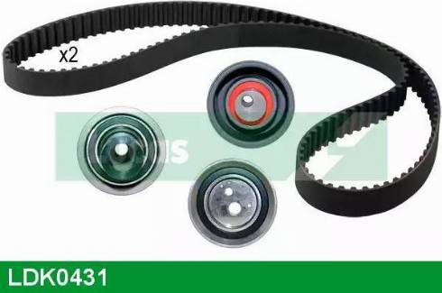 Lucas Engine Drive LDK0431 - Zobsiksnas komplekts www.autospares.lv