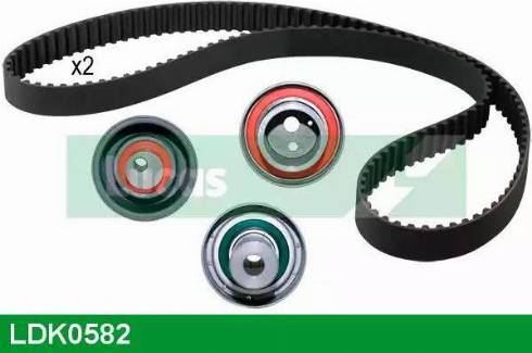 Lucas Engine Drive LDK0582 - Zobsiksnas komplekts www.autospares.lv