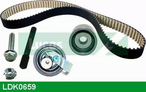 Lucas Engine Drive LDK0659 - Комплект зубчатого ремня ГРМ www.autospares.lv