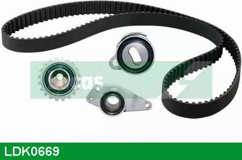 Lucas Engine Drive LDK0669 - Комплект зубчатого ремня ГРМ www.autospares.lv