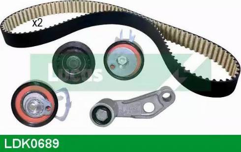 Lucas Engine Drive LDK0689 - Zobsiksnas komplekts www.autospares.lv