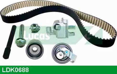 Lucas Engine Drive LDK0688 - Zobsiksnas komplekts www.autospares.lv