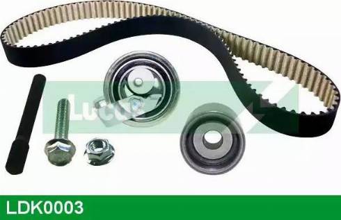 Lucas Engine Drive LDK0003 - Комплект зубчатого ремня ГРМ www.autospares.lv