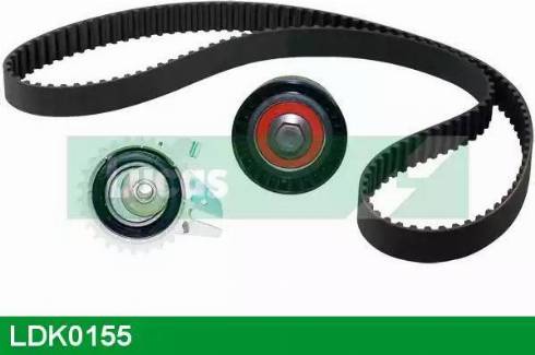 Lucas Engine Drive LDK0155 - Комплект зубчатого ремня ГРМ www.autospares.lv