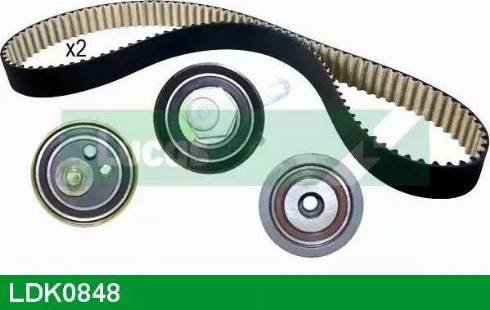 Lucas Engine Drive LDK0848 - Комплект зубчатого ремня ГРМ www.autospares.lv