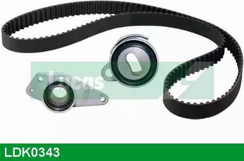 Lucas Engine Drive LDK0343 - Комплект зубчатого ремня ГРМ www.autospares.lv