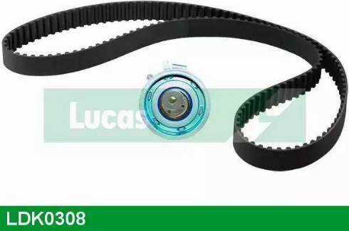 Lucas Engine Drive LDK0308 - Комплект зубчатого ремня ГРМ www.autospares.lv