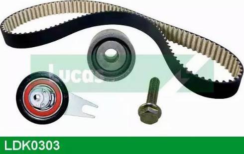 Lucas Engine Drive LDK0303 - Комплект зубчатого ремня ГРМ www.autospares.lv