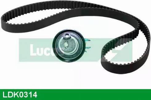 Lucas Engine Drive LDK0314 - Комплект зубчатого ремня ГРМ www.autospares.lv