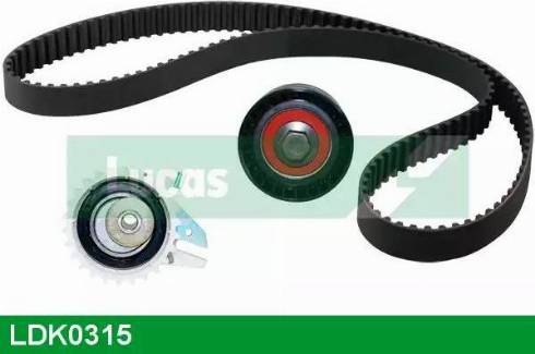 Lucas Engine Drive LDK0315 - Zobsiksnas komplekts www.autospares.lv