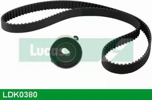 Lucas Engine Drive LDK0380 - Комплект зубчатого ремня ГРМ www.autospares.lv