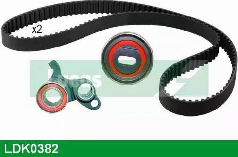 Lucas Engine Drive LDK0382 - Zobsiksnas komplekts www.autospares.lv