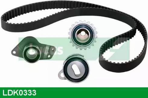 Lucas Engine Drive LDK0333 - Комплект зубчатого ремня ГРМ www.autospares.lv