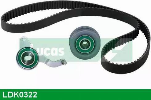 Lucas Engine Drive LDK0322 - Zobsiksnas komplekts autospares.lv