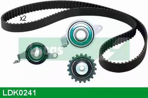 Lucas Engine Drive LDK0241 - Zobsiksnas komplekts autospares.lv