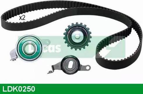 Lucas Engine Drive LDK0250 - Timing Belt Set www.autospares.lv