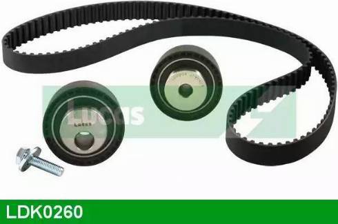 Lucas Engine Drive LDK0260 - Zobsiksnas komplekts autospares.lv