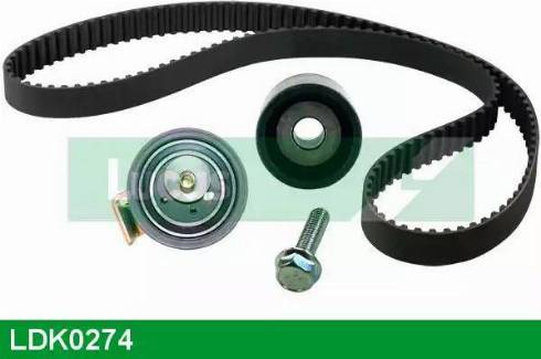 Lucas Engine Drive LDK0274 - Комплект зубчатого ремня ГРМ www.autospares.lv