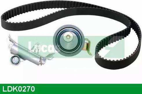 Lucas Engine Drive LDK0270 - Комплект зубчатого ремня ГРМ www.autospares.lv