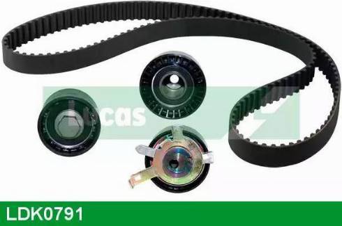 Lucas Engine Drive LDK0791 - Комплект зубчатого ремня ГРМ www.autospares.lv