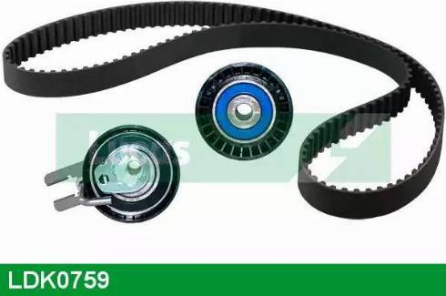 Lucas Engine Drive LDK0759 - Комплект зубчатого ремня ГРМ www.autospares.lv