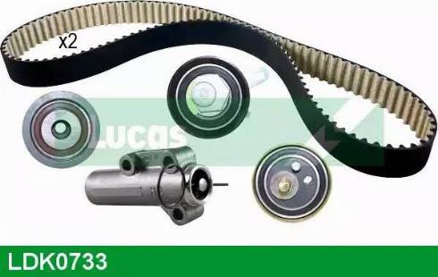 Lucas Engine Drive LDK0733 - Zobsiksnas komplekts www.autospares.lv