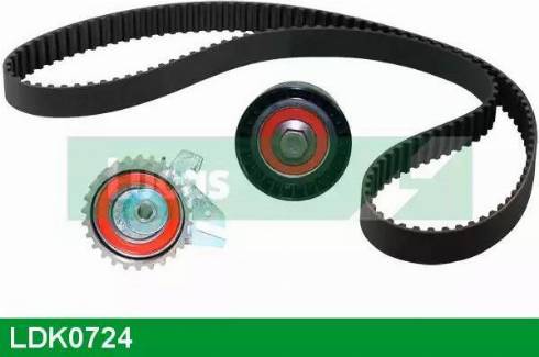 Lucas Engine Drive LDK0724 - Комплект зубчатого ремня ГРМ www.autospares.lv