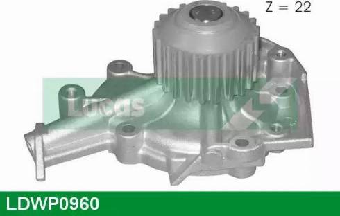 Lucas Engine Drive LDWP0960 - Ūdenssūknis www.autospares.lv