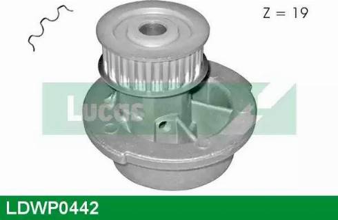 Lucas Engine Drive LDWP0442 - Water Pump www.autospares.lv