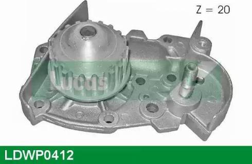 Lucas Engine Drive LDWP0412 - Водяной насос www.autospares.lv