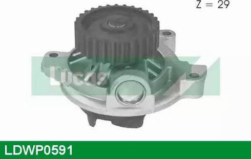 Lucas Engine Drive LDWP0591 - Ūdenssūknis www.autospares.lv