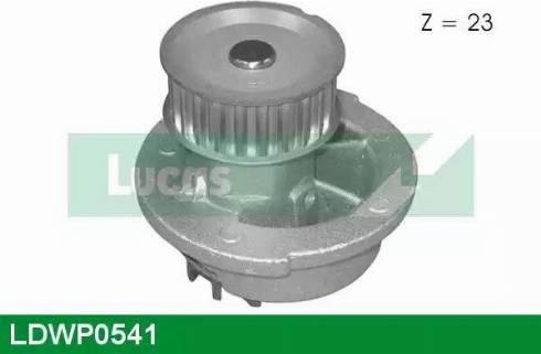 Lucas Engine Drive LDWP0541 - Water Pump www.autospares.lv