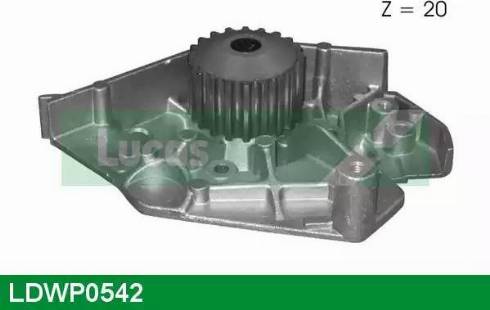 Lucas Engine Drive LDWP0542 - Водяной насос www.autospares.lv