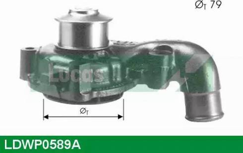 Lucas Engine Drive LDWP0589A - Ūdenssūknis www.autospares.lv