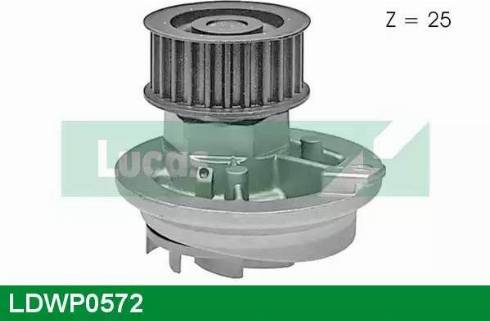 Lucas Engine Drive LDWP0572 - Water Pump www.autospares.lv