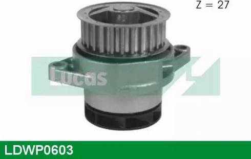 Lucas Engine Drive LDWP0603 - Ūdenssūknis autospares.lv