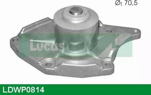 Lucas Engine Drive LDWP0814 - Water Pump www.autospares.lv