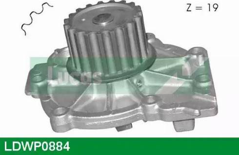 Lucas Engine Drive LDWP0884 - Water Pump www.autospares.lv