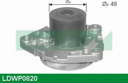 Lucas Engine Drive LDWP0820 - Water Pump www.autospares.lv