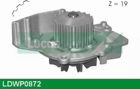 Lucas Engine Drive LDWP0872 - Водяной насос www.autospares.lv