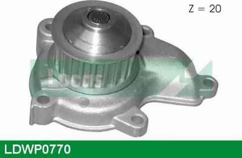 Lucas Engine Drive LDWP0770 - Water Pump www.autospares.lv