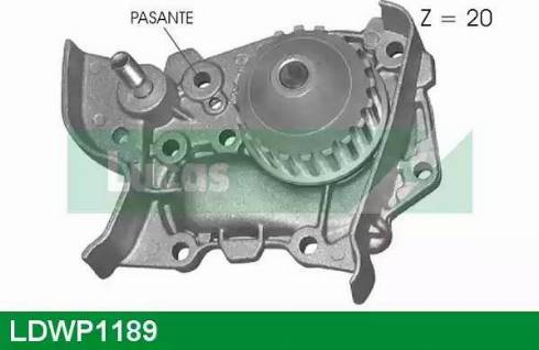 Lucas Engine Drive LDWP1189 - Ūdenssūknis autospares.lv