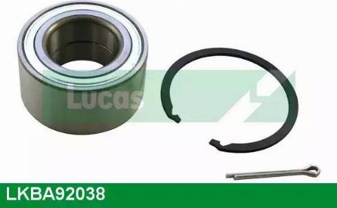 Lucas Engine Drive LKBA92038 - Подшипник ступицы колеса, комплект www.autospares.lv