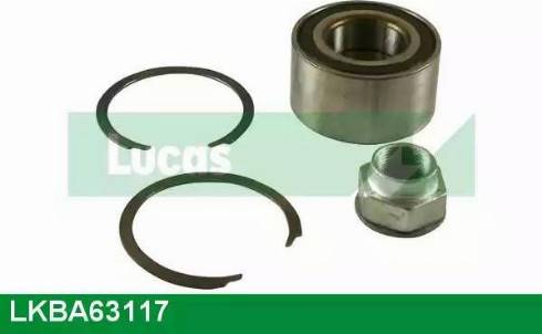 Lucas Engine Drive LKBA63117 - Riteņa rumbas gultņa komplekts www.autospares.lv