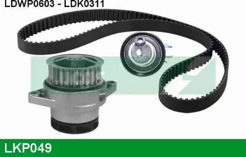 Lucas Engine Drive LKP049 - Water Pump & Timing Belt Set www.autospares.lv