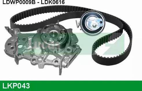 Lucas Engine Drive LKP043 - Ūdenssūknis + Zobsiksnas komplekts autospares.lv