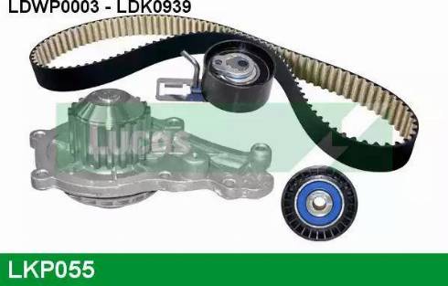 Lucas Engine Drive LKP055 - Water Pump & Timing Belt Set www.autospares.lv