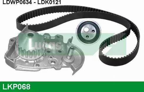 Lucas Engine Drive LKP068 - Ūdenssūknis + Zobsiksnas komplekts www.autospares.lv